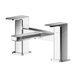 Nuie Windon Deck Mounted Bath Filler - Chrome