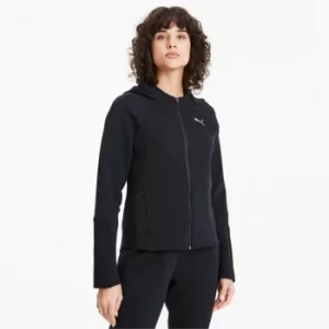 PUMA Evostripe Full Zip Womens Hoodie, Black, size X Small, Clothing