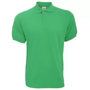 B&C Safran Mens Polo Shirt / Mens Short Sleeve Polo Shirts (2XL) (Kelly Green)