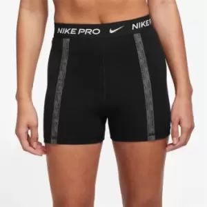 Nike Pro Dri-FIT Womens High-Waisted 3 Shorts - Black