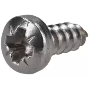 R-TECH 337126 Pozi Pan Head Self-Tapping A2 S/St Screws No. 6 9.5mm...