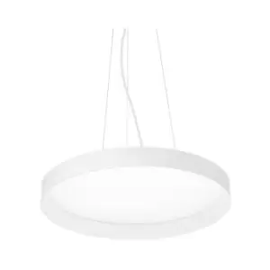 Ideal Lux Lighting - Ideal Lux Decorative Round Hanging Pendant White, 3000K