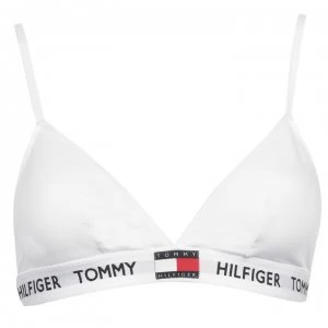 Tommy Bodywear Organic Cotton Padded Triangle Bra - Class White YCD