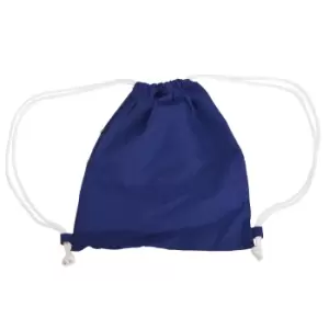 Bagbase Icon Drawstring Bag/Gymsac (One Size) (French Navy)