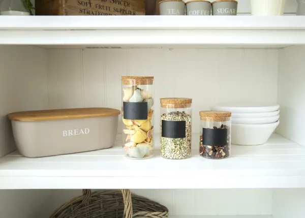 Small Glass Storage Canister