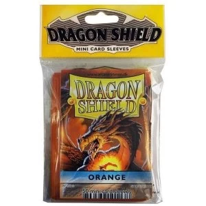 Dragon Shield Japanese Size Orange Card Sleeves - 50 Sleeves