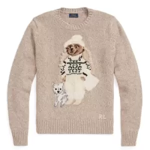 Polo Ralph Lauren Winter Bear Jumper - Beige