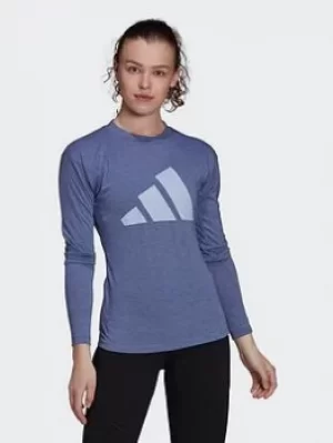 adidas Sportswear Future Icons Winners 2.0 Long-sleeve Top, Purple, Size 2XL, Women