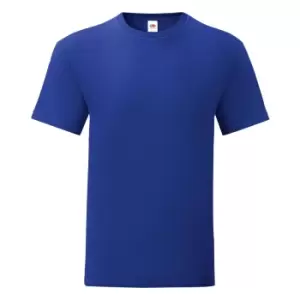 Fruit Of The Loom Mens Iconic T-Shirt (3XL) (Cobalt Blue)