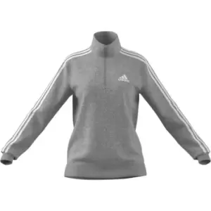 adidas Quarter Zip Sweater Womens - Grey