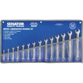 Metric Combination Spanner Set, 6 - 19MM, Set of 14