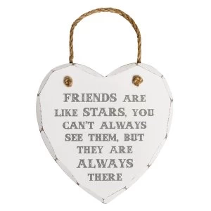 Sass & Belle Friends Are Like Stars Heart Plaque