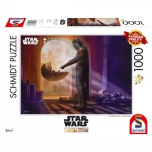 Thomas Kinkade: Disney Star Wars The Mandalorian - Turning Point Jigsaw Puzzle - 1000 Pieces