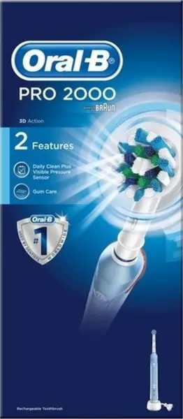 Oral B Pro 2 2000 Cross Action Rechargeable Toothbrush