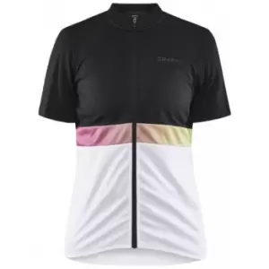 Craft Womens/Ladies Core Endur Jersey (S) (Black/White)