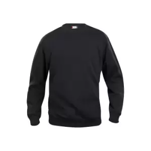 Clique Unisex Adult Basic Round Neck Sweatshirt (XXL) (Black)