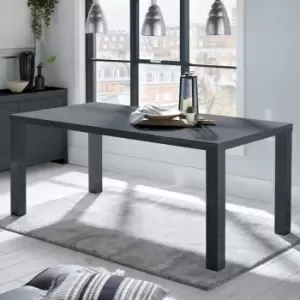 Puro Large 6-8 Seater Dining Table Charcoal