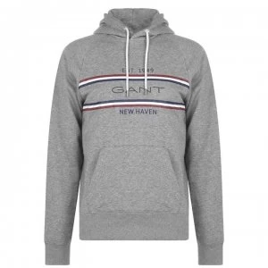 Gant Stripe OTH Hoodie - Grey 093