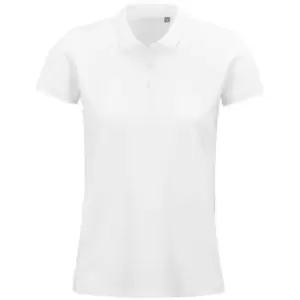 SOLS Womens/Ladies Planet Organic Polo Shirt (XL) (White)