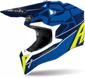 Airoh Wraap Mood Motocross Helmet, blue, Size XL, blue, Size XL