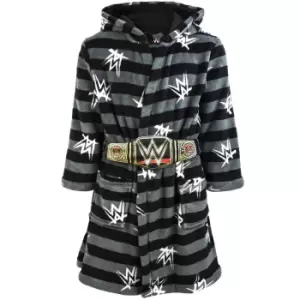 WWE Childrens/Kids Championship Title Belt Dressing Gown (9-10 Years) (Charcoal)