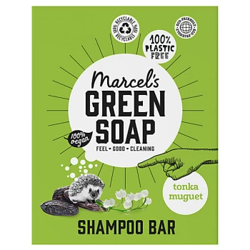 Marcel's Green Soap Shampoo Bar Tonka & Muguet