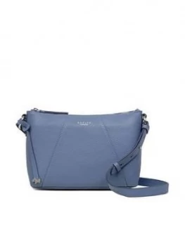 Radley Wood Street Medium Zip Top Cross Body Bag - Denim Women