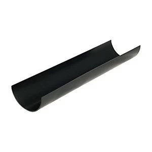 FloPlast RGM2B Miniflo Gutter Pipe - Black 2m