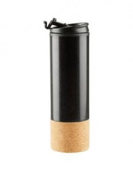 Premier Housewares Mimo Travel Mug With Cork Base ; Black