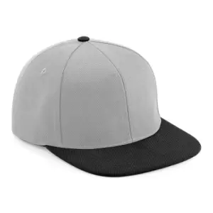 Beechfield Unisex Adult Two Tone Baseball Cap (One Size) (Grey/Black)