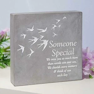 Thoughts Of You Smooth Concrete Plaque - Someone Special