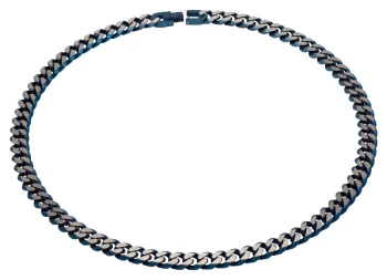 Unique & Co LAK-130/50CM Stainless Steel Matte Blue IP Jewellery