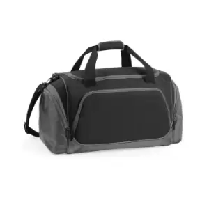 Quadra Pro Team Holdall / Duffle Bag (55 Litres) (Pack of 2) (One Size) (Black/ Grey)