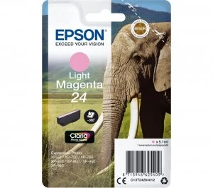 Epson Elephant 24 Light Magenta Ink Cartridge