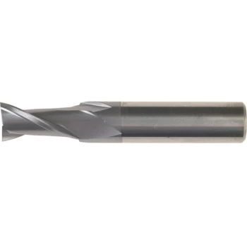 12.00MM Carbide 2 Flute Plain Shank Short Series Slot Drills - TiCN Co - Swisstech