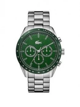 Lacoste Lacoste Boston Green Chronograph Dial Stainless Steel Bracelet Watch