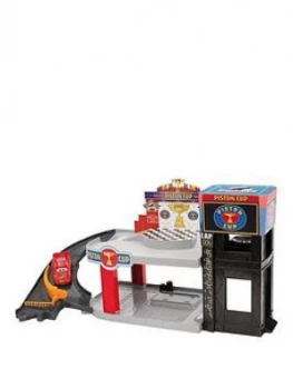 Disney Cars Piston Cup Racing Garage Playset