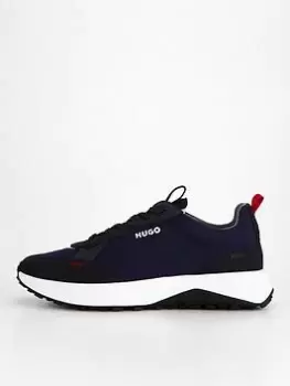 HUGO Kane_runn Trainer, Dark Blue, Size 46, Men