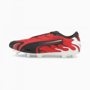 PUMA Future Inhale FG/AG Mens Football Boots, White/Black/Red, size 7.5, Shoes