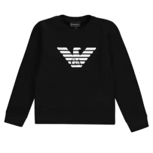 Emporio Armani Eagle Logo Sweater - Black