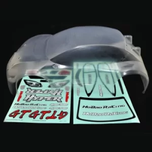 Hobao Hyper Gtb Clear Bodyshell Short