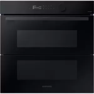 Samsung Series 5 Dual Cook Flex NV7B5750TAK WiFi Connected Built In Electric Single Oven with added Steam Function - Black Glass - A+ Rated