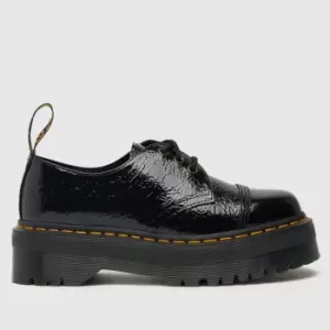 Dr Martens Black 1461 Quad Distressed Flat Shoes