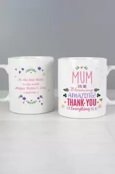 Personalised Youre Blooming Amazing Mug - Ceramic