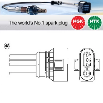 NGK OZA572-E9 / 0423 Lambda Sensor Zirconia Type Oxygen O2 Exhaust Probe