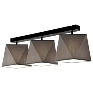 Carla Semi Flush Light Gray, 3x E27