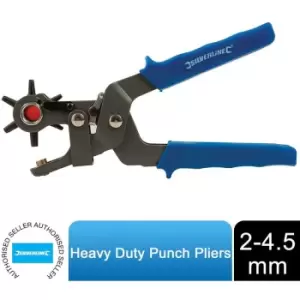 Silverline 200111 Heavy-Duty Powder Coated Sizing Punch Pliers, 2-4.5mm