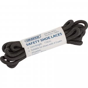 Draper Boots Laces for 4 - 5 Eyelet Boots / Shoes Black