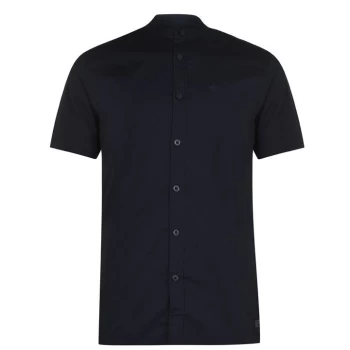 Firetrap Grandad Collar Shirt Mens - Blue