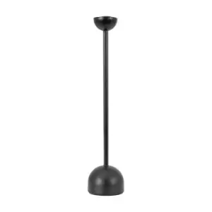 Gallery Interiors Ruddy Candlestick in Black / Large